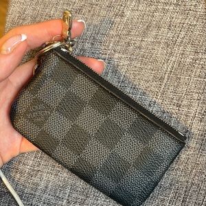 black louis button card holder wallet